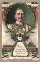 Wilhelm II. Embossed Litho