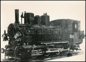 Régi mozdonyok, 3 db modern fotó, 13×18 és 16×22 cm közötti méretekben