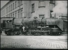 Régi mozdonyok, 3 db modern fotó, 13×18 cm