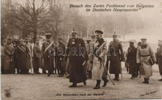 Tzar of Bulgaria and Kaiser Vilhelm on manoeuvre Photo