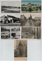 35 db RÉGI történelmi magyar városképes lap / 35 pre-1945 town-view postcards from the Kingdom of Hungary