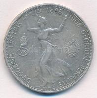 Ausztria 1908. 5K Ag "Ferenc József - Jubileum" T:2-,3
Austria 1908. 5 Corona Ag "Fr...