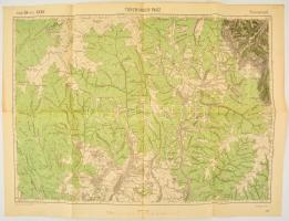 Nagyrészt Kelet-Magyarországot és Galíciát ábrázoló katonai térképszelvények gyűjteménye (Csíkmenasá...