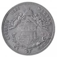 1868GYF 1Ft Ag "Ferenc József / Angyalos címer" Gyulafehérvár (12,31g) T:2 kis ph. / Hunga...