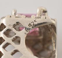 Ezüst(Ag) charm, 4 db, jelzéssel és jelzés nélkül, bruttó: 6,4 g