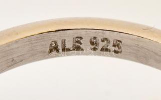 Ezüst(Ag) Pandora gyűrű, jelzett, állítható méret, bruttó: 3,5 g