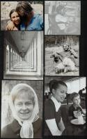 cca 1970-1980 Vegyes fotó tétel, részben egy érsekújvári születésű, Nürnbergben élt magyar hagyatékából: családi portrék, életképek, összesen 15 db, különböző méretben