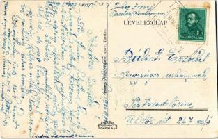 1936 Tardos, látkép. Kiadja a Hangya Szövetkezet + Tardos postaügyn. pecsét (fl)