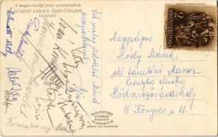 1938 Horány (Szigetmonostor), Magyar Királyi Posta személyzetének "Demény Károly" üdülőtel...