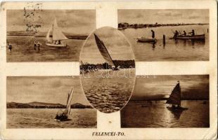 1942 Velencei tó, vitorlások, evezős csónak (EK)