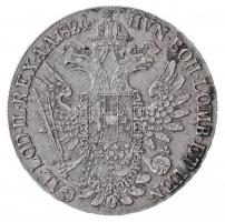 1824B Tallér Ag "I. Ferenc" Körmöcbánya (28,06g) T:1-,2 juszt.,kis patina / 
Hungary 1824...