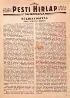 cca 1931-1934 Pesti Hírlap Vasárnapja 12 száma, szakadozott borítókkal