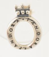 Ezüst(Ag) Pandora fülbevalópár, jelzett, d: 1,1 g, nettó:  2,6 g