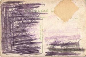 Tokaj, Pályaudvar, Vasútállomás, vasutasok. Kiadja Heller Sándor  (Rb)