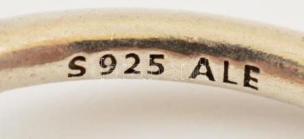 Ezüst(Ag) Pandora karikafülbevaló-pár, jelzett, d: 2 cm, nettó: 4,8 g