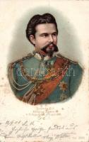Ludwig II. Relief Litho