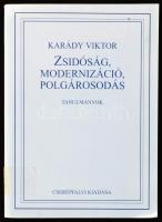 Karády Viktor: Zsidóság, polgárosodás, asszimiláció. Tanulmányok. KonTEXTus könyvek. Bp.,1997,Cserépfalvi. Kiadói papírkötés, volt könyvtári példány.