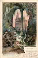 Ludwig II. von Bayern Embossed Litho