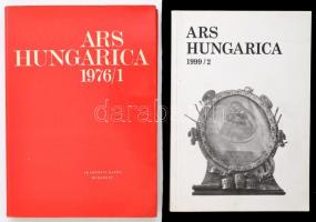 1976-1999 Ars Hungarica. Az MTA Művészettörténeti Kutató Intézetének közleményei. 1976 IV. évf. 1. sz., 1999. XXVII. évf. 2. sz.