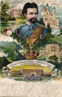 King Ludwig II. Litho