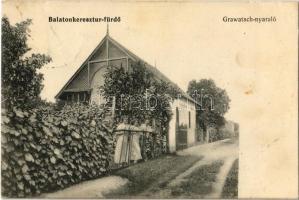 1912 Balatonkeresztúr-fürdő, Grawatsch nyaraló