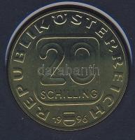 Ausztria 1996. 20Sch "Anton Bruckner" érmés, bélyeges borítékon T:PP