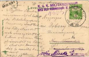 1915 Feketehegy-fürdő, Cernohorské kúpele (Merény, Nálepkovo); erdő. Korbasz Vilma kiadása / forest ...