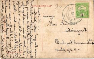 Szalkszentmárton, Petőfi tér, Református templom, kút, üzlet. W. L. Bp. 7542. Kiadja Führer László (...