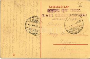 1917 Segesvár, Schässburg, Sighisoara; Fő tér, Friedrich Schuster gyógyszertára, Joh. Essigmann üzle...