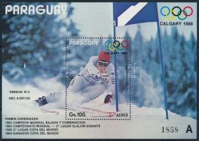 Winter Olympics 1988, Calgary block, Téli olimpia 1988, Calgary blokk