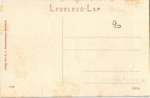 Medgyes, Mediasch, Medias; Forkesch utca, Hugo Paly, Carl Theil és Johann Draser üzlete. G.A. Reisse...