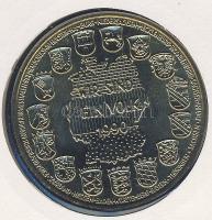 NSZK 1990. "Alsó-Szászország" érmés, bélyeges borítékon, 2klf bélyeggel és elsőnapi bélyeg...