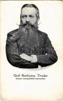 1906 Gróf Batthyány Tivadar, Surány országgyűlési képviselője / Count Tivadar Batthyány de Németújvár, Hungarian parliamentary representative (kopott sarkak / worn corners)
