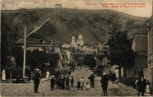 Tbilisi, Tiflis; Square de David et funiculaire / square, funicular (fl)