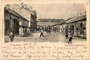 1901 Békéscsaba, Csaba; Vasút utca, Bille és Berger üzlete