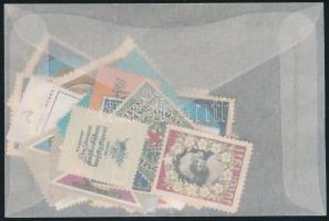 1969 Szocfilex Szófia bélyegkiállítás 2 db levélzáró kisív + kis borítékban főleg modern magyar levélzárók