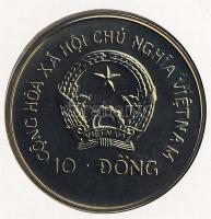 Vietnam 1990. 10D "Gibbon" érmés, bélyeges borítékon T:BU Csak 20.000db! Ismertetővel!