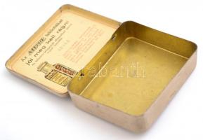 Alucol tabletta fém gyógyszeres doboz, 1,5×5×6,5 cm