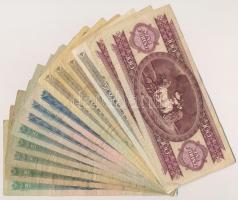 14db-os vegyes magyar forint bankjegy tétel T:III,III-