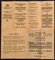 1933 Budapest Székesfővárosi Közlekedési Részvénytársaság kisszakaszrendszer útvonalbeosztása ás uta...