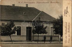 1912 Bethlenháza, Bethausen; M. kir. állami népiskola / school