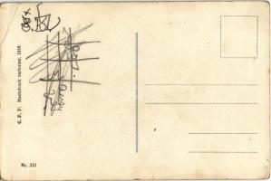 Kommission / Bizottság / Austro-Hungarian Navy K.u.K. Kriegsmarine humorous mariner art postcard. C....