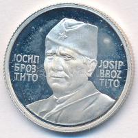 Jugoszlávia 1973. Tito Ag emlékérem (2.99g/0.925/20mm) T:PP ujjlenyomat Yugoslavia 1973. Tito Ag medallion (2,99g/0.925/20mm) C:PP fingerprint