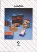 5 db különféle kávés, kakaós reklámlap, -címke