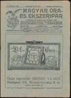 1927 Magyar Óra-, és Ékszeripar. V. évf. 2. sz. 1927. jan. 15. Szerk.: Schwarz Zsigmond. Papírkötés, 21-40 p.