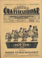 1927 Magyar Óra-, és Ékszeripar. V. évf. 10. sz. 1927. május 15. Szerk.: Schwarz Zsigmond. Papírkötés, 213-244 p.