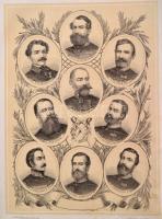 Honvédalbum. Szerk: Szokoly Viktor. A fametszetek Russ Károly pesti műintézetében készültek. Pest, 1...