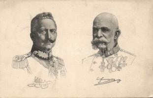 Kaiser Wilhelm and Franz Joseph