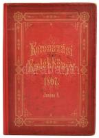 Koronázási-emlékkönyv. 1867. Junius 8. Természet után rajzolt 20 illustráczióval Kolarz, Kriehuber, Katzler és Jankótól. A szöveget irták: Falk Miksa és Dux Adolf. Pesten, 1867. Deutsch Testvérek,(Gyurián és Deutsch-ny.), 1 t. (díszcímlap)+4+1 t.+11-52+2 p.+22 t. Kiadói aranyozott egészvászon-kötés, aranyozott lapélekkel, kissé kopott borítóval, javított gerinccel, egy pótolt táblával, foltos lapokkal.