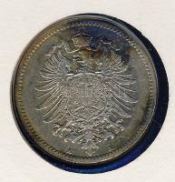 Német Császárság 1881. 1M Ag érmés, bélyeges borítékon "2000 éves Koblenz" T:3 Ismertetőve...